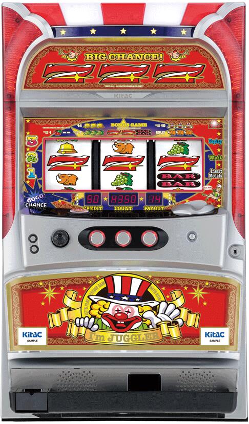 《家庭用パチスロ》アイムジャグラーAPEX★北電子★ コイン不要機付き！ スロット 5号機 実機　●