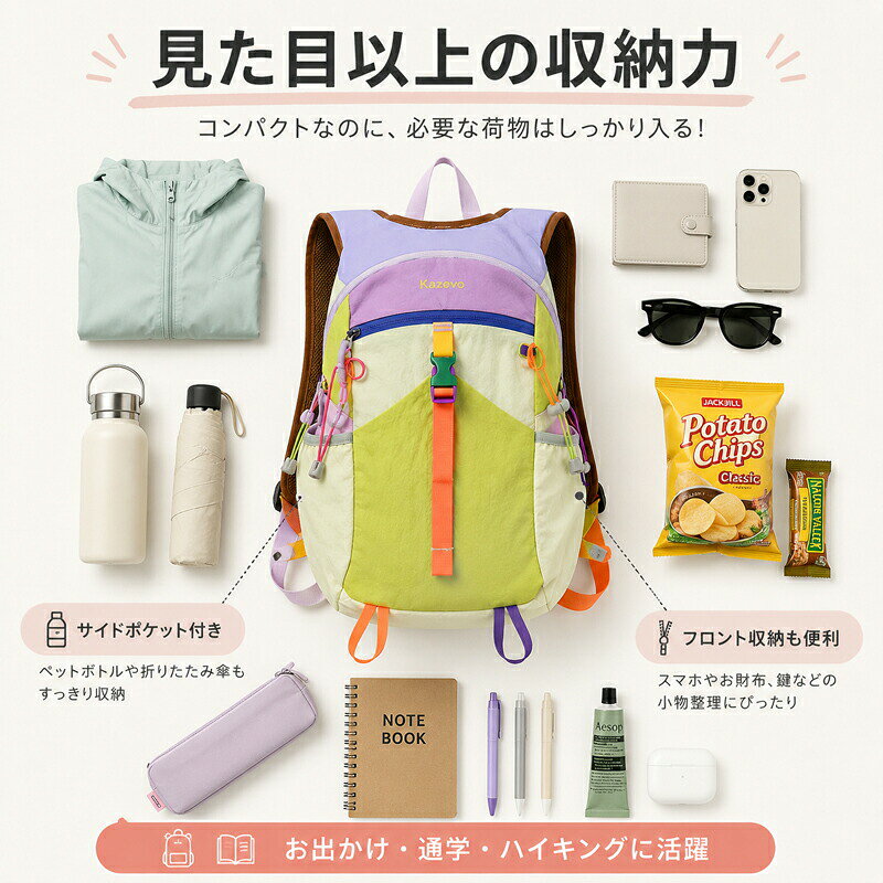 リュック バックパック 軽量 撥水 ナイロン デイパック レディース メンズ ユニセ...