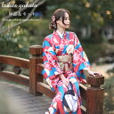 花柄 桜 浴衣 中学生 高校生 ゆかた yukata レディース 大人 女性 作り帯 女性 女の子 洗える 和服 レトロ 街着 お出かけ お稽古 ショッピング ...
