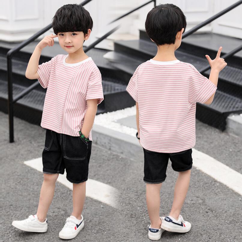 子供服　キッズ　セットアップ　上下セット　男の子　tシャツ　ハーフパンツ　スウェットセット　ジュニア　ジャージ　トレーナー　スポーツウェア　韓流　夏定番　120　130　140　150　160