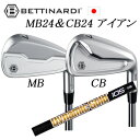 MB24/CB24 #4,#5 単品アイアンダイナミックゴールド105オニキスブラック ONYX BLACK トゥルーテンパー社製BETTINARDI日本仕様正...
