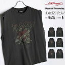 Ed Hardy エドハーディー ノースリーブ スリーブレス タンクトップ メンズ レディース ピグメント カットソー プリント ルーズ リラックス ゆったり ...