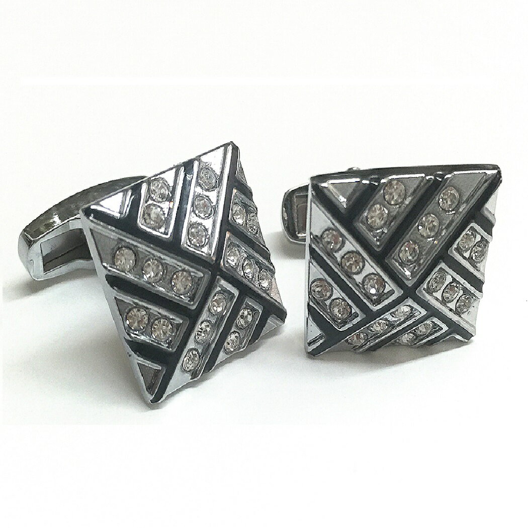 乐天商城 - キラキラストーン四角カフスボタン 277