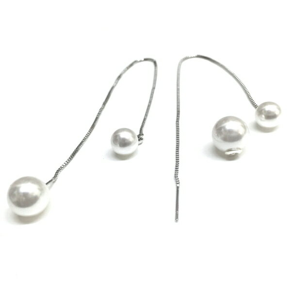 乐天商城 - ●　ダブルバール　ピアス　220