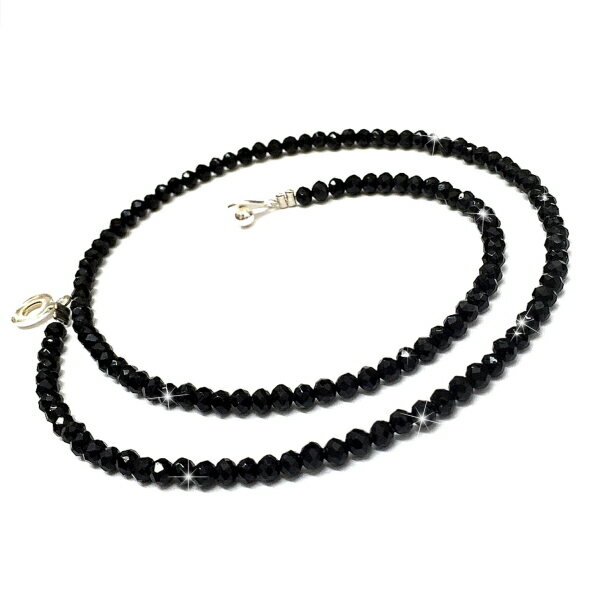 乐天商城 - ●ブラックラインストーン2連　ブレスレット　333