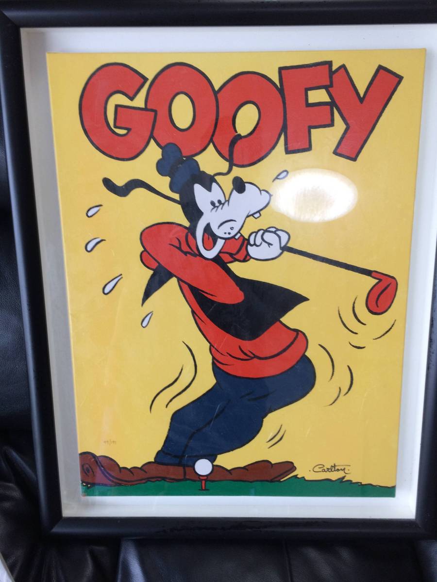 グーフィー ☆GOOFY Disny ☆ 油彩