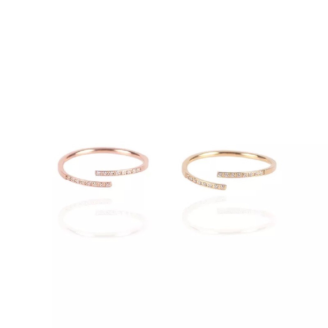 乐天商城 - 極細1mm　ステンレス製　リング　531