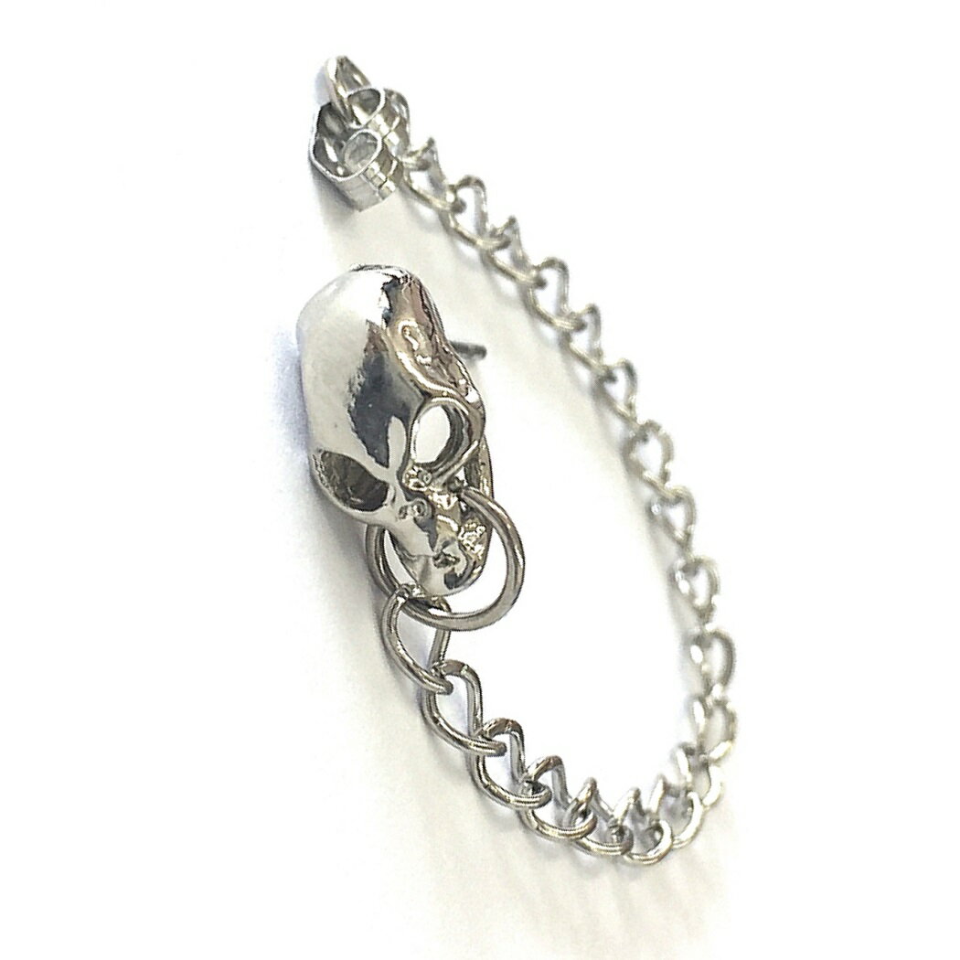 乐天商城 - ●　1個　ドクロ　髑髏　ピアス　198