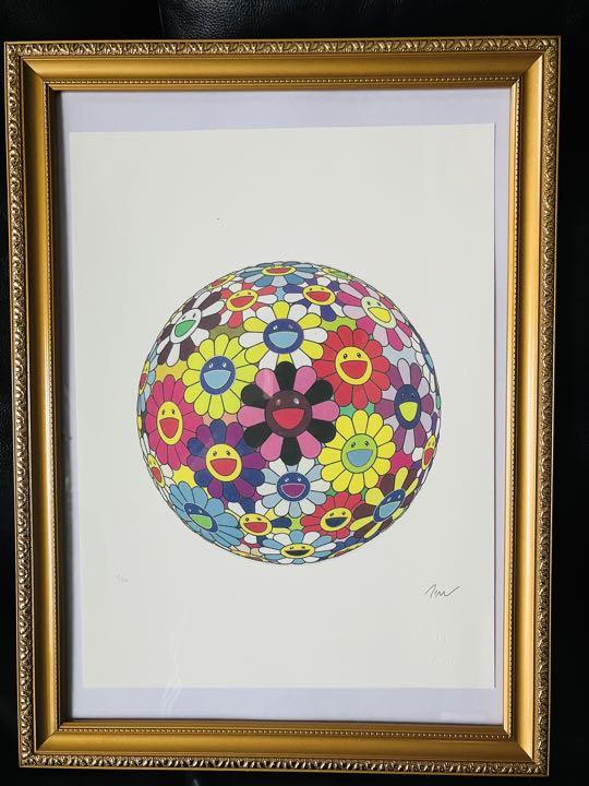 村上隆迷彩108Flowers版画 #11245納品書付き