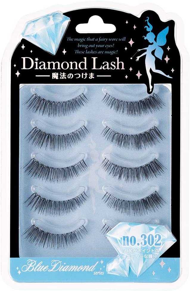 Diamond Lash(ダイヤモンドラッシュ） ブルー no．302 5ペア