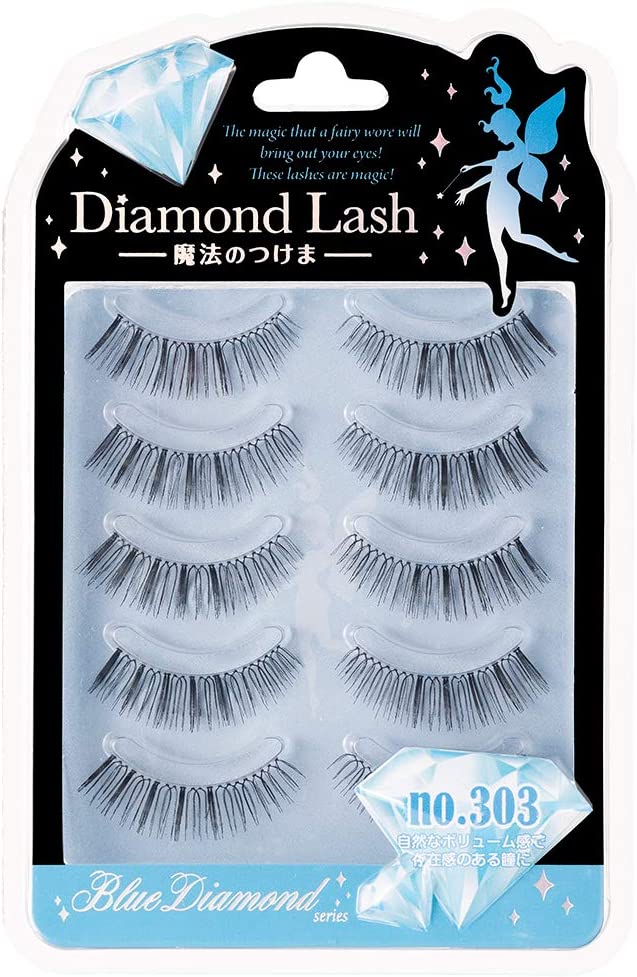 Diamond Lash(ダイヤモンドラッシュ） ブルー no．303 5ペア