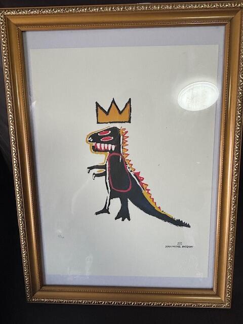 作者：バスキア ★タイトル 　「Pez Dispenser, 1984」 ■サイン 刷り込みサイン 有り 写真参考 海外COA、真作の認定書付き COA認定書 写真参考 ★COA承認刻　　写真参考 欧米向け販売証明書COA付き 右下に 写真参考 ※作品のシート及び販売証明書にCOAの刻印あり 左下に 直筆サイン　　写真参考 ■エディション ナンバー　 写真参考 129/150 鉛筆にて 詳細につきましては画像にてご確認、ご判断下さい。 画面の寸法：38×28.0cm 額縁の外寸法：48.5×36cm 額付き　プレゼント！ 色は選べません。箱なし。 すり替え、差し替えの心配もございます。ご購入後のキャンセル等には応じ兼ねます。 美術品、芸術品には定価はございません。ご自身の判断でお願いいたします。 額は、多少目立つ傷や汚れは有ります。スレ、小傷はご了承お願します。 バンクシー、BANKSY、リトグラフ、村上隆、アンディウォーホル、AndyWarhol、ルイヴィトン、マリリンモンロー、バスキア、バンクシー、藤田嗣二、リトグラフ 、シルクスクリーン 、絵本 、絵画 、版画 、かぼちゃ 、水玉 、草間彌生 、片岡球子 、日本画 、ルイヴィトン 、現代アート 、水彩画、ディスニー、ナイキ、Nike、グーフィ、大谷、クリムト、ロイ・リキテンスタイン、kyne、村上隆、村上隆　むらかみたかし　murakami takashi、ミッキーマウス、ミニーマウス