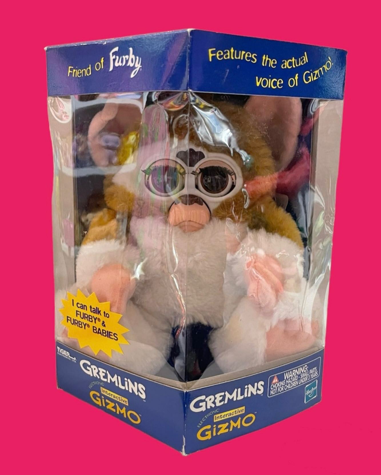 ギズモファービーです!レア!!1999年★90’s★FURBY★ファービー★GREMLiNs★グレムリン★ギズモ★★ぬいぐるみ★人形★フィギュア★16センチ