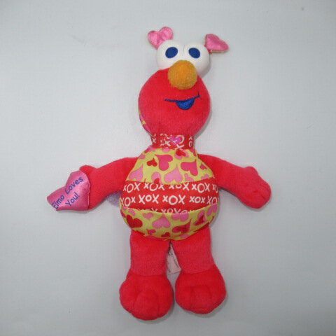 ★ビンテージ★vintage★SESAME STREET★セサミストリート★ elmo★エルモ★Valentine★バレンタイン★フィギュア★人形★ぬいぐるみ★約20センチ★ 1