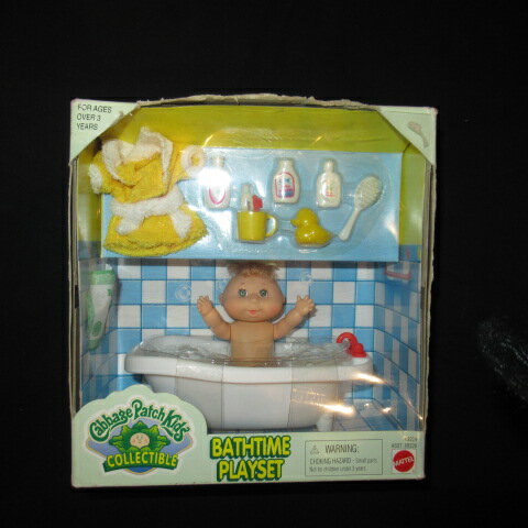 90 039 s★1996年★CabbagePatchKids★キャベツ人形★BATHTIME PLAYSET★プレイセット★ビンテージ★Vintage★フィギュア★PVC★人形★お風呂