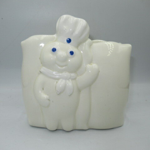 1988年★Doughboy★ドゥーボーイ★ナプキンホルダー★ペーパーホルダー★陶器★フィギュア★人形★ぬいぐるみ★PILLSBURY