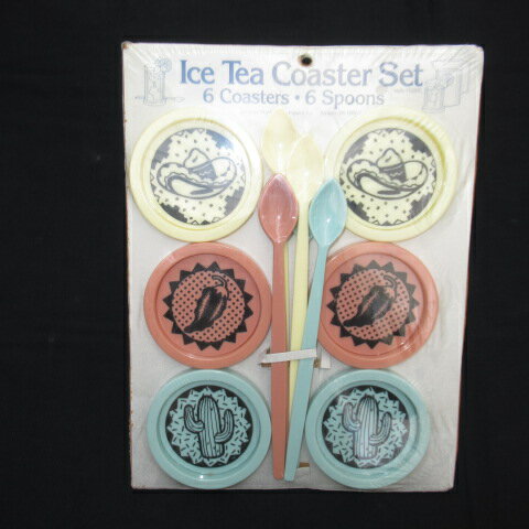 70'sӥơޥIce Tea Coaster Setޥɥ顼ᥭܥƥե奢ӥ...