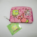 2003年★SPONGEBOB★スポンジボブ★ウォレット★お財布★人形★フィギュア★ぬいぐるみ★デッドストック★ピンク★