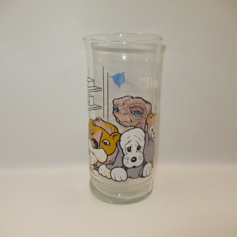 80’s★1,982年★映画E.T ★E.T.★ビンテージ★グラス★コップ★PIZZA HUT★ピザハット★Home★フィギュア★人形★ぬ..