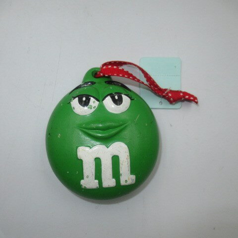 M&M's★エム＆エムズ★クリスマスオーナメント★陶器★人形★フィギュア　★ぬいぐるみ★グリーン★