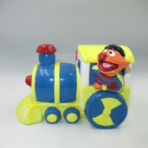 90's★vintage★ビンテージ★SESAME STREET★セサミストリート★アーニー★列車★train★トレイン★陶器★bank★貯金箱★人形★フィギュア★ぬいぐるみ★