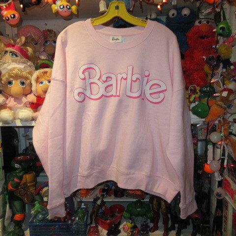 Barbie★バービー★スウェットシャツ★トレーナー★長袖★Barbie The Movie★ライトピンク★Lady’s★Lサイズ★新品★