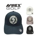 アヴィレックス ゴルフ キャップ アンカーワッペンキャップ メンズ レディース AVIREX GOLF AVXBB1-38C