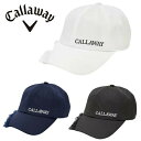 キャロウェイ ゴルフ キャップ 刺繍ロゴキャップ レディース 2023年発売 Callaway Golf C23291204