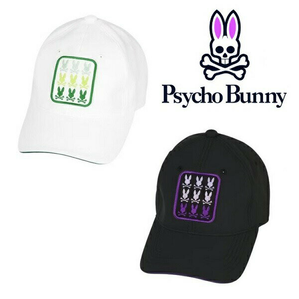 Rakuten - サイコバニー ゴルフ キャップ BARKER 6PANELキャップ メンズ レディース Psycho Bunny GF264