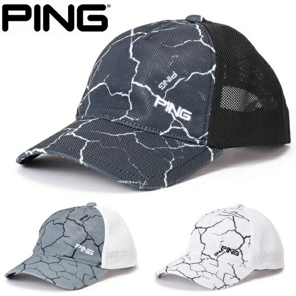 ピン ゴルフ キャップ 総柄プリントキャップ メンズ PING 621-5187301