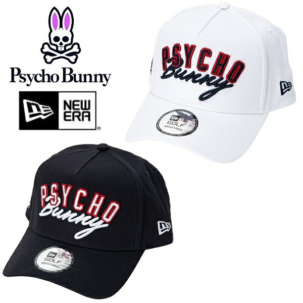 乐天商城 - サイコバニー ゴルフ キャップ NEW ERAコラボ メンズ レディース Psycho Bunny PBMG603F