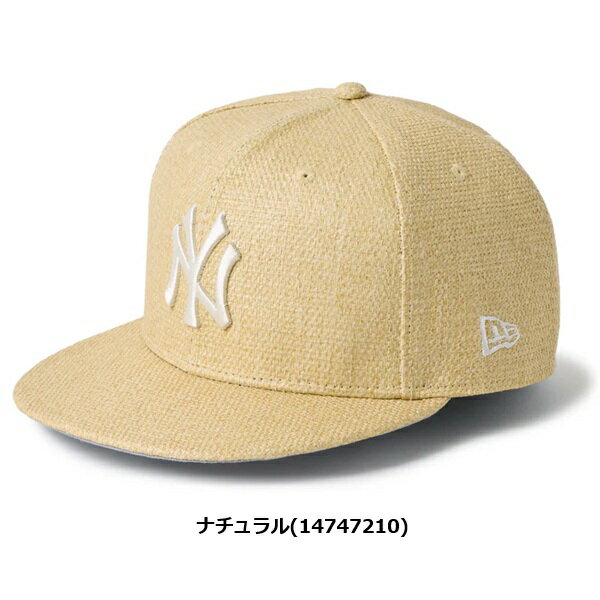 ニューエラ ゴルフ キャップ 9FIFTY Paper ニューヨーク・ヤンキース ナチュラル N...