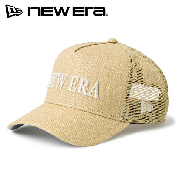 ニューエラ ゴルフ キャップ 9FORTY A-Frame トラッカー Paper ナチュラル NEW ERA...