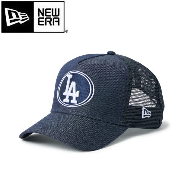 樂天商城 - ニューエラ ゴルフ キャップ 9FORTY A-Frame トラッカー サステナブル Denim ロサンゼルス・ドジャース ネイビー NEW ERA Golf (14747274)