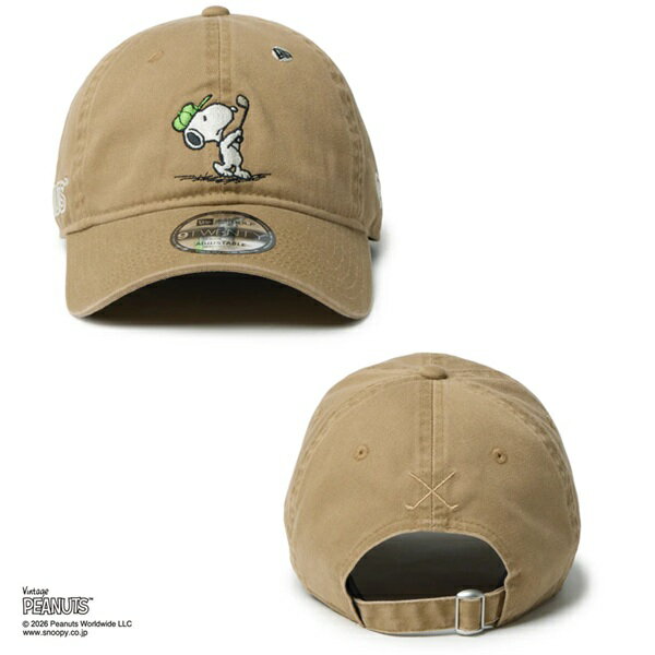 ニューエラ ゴルフ キャップ 9TWENTY Vintage PEANUTS ピーナッツ GOLF スイング N...
