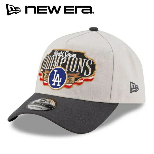 乐天商城 - ニューエラ ゴルフ キャップ 9FORTY A-Frame 2025 MLB World Series Champions Locker Room Cap ロサンゼルス・ドジャース NEW ERA Golf (15129607)
