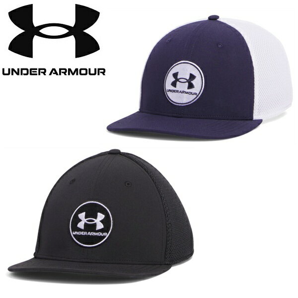 Under Armour - アンダーアーマー ゴルフ キャップ UAアイソチル ドライブ ロー ストレッチ フィット キャップ メンズ UNDER ARMOUR 1389887