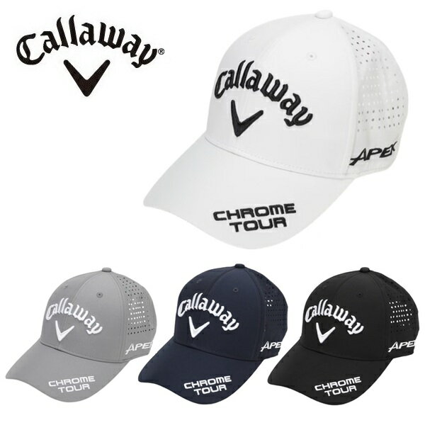 ■商品情報 薄くマットな質感のポリエステル生地を使用したツアーモデルキャップ。特徴はサイドのパーツに施したパンチング加工。 パンチングによる通気性が内部湿気の放出/内部の蒸れを防止/シーズンを問わず快適に着用できるモデルとなっています。 内側：機能スベリ(吸汗速乾)仕様/ツバ裏ブラック仕様 【サイズ】フリー(頭頂から裾までの長さ 17.5cm / つば 8cm / 頭周り 58cm) 【素材】ポリエステル 100% ※注意事項：モニターの発色により、実物と異なる場合がございます。 メーカー希望小売価格はメーカーサイトに基づいて掲載しています■商品情報 薄くマットな質感のポリエステル生地を使用したツアーモデルキャップ。特徴はサイドのパーツに施したパンチング加工。 パンチングによる通気性が内部湿気の放出/内部の蒸れを防止/シーズンを問わず快適に着用できるモデルとなっています。 内側：機能スベリ(吸汗速乾)仕様/ツバ裏ブラック仕様 【サイズ】フリー(頭頂から裾までの長さ 17.5cm / つば 8cm / 頭周り 58cm) 【素材】ポリエステル 100% ※注意事項：モニターの発色により、実物と異なる場合がございます。