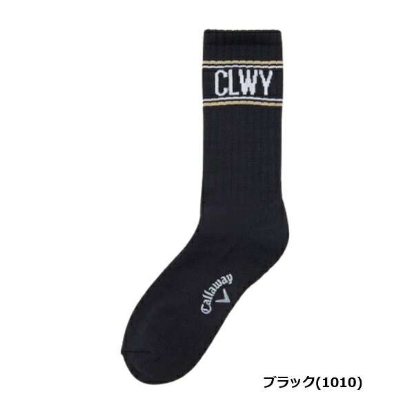 キャロウェイ ゴルフ メンズ ソックス カレッジ調ロゴクルーソックス (MENS) Calla...