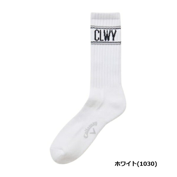 キャロウェイ ゴルフ メンズ ソックス カレッジ調ロゴクルーソックス (MENS) Calla...