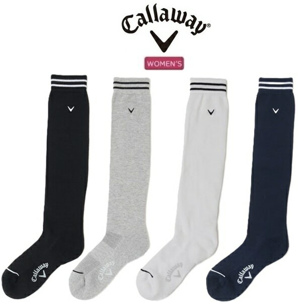 乐天商城 - キャロウェイ ゴルフ レディース ソックス 年間定番ハイソックス (WOMENS) Callaway Golf C25993201【2026年春夏モデル】【ポスト投函配送】