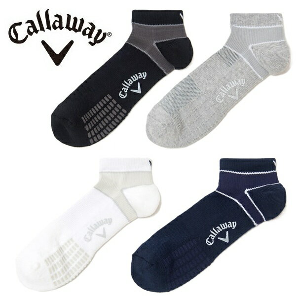 樂天商城 - キャロウェイ ゴルフ メンズ ソックス ヒールホールド アンクルソックス (MENS)Callaway Golf C26193108【2026年春夏モデル】【ポスト投函配送】