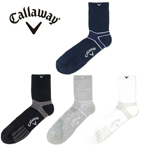 乐天商城 - キャロウェイ ゴルフ メンズ ソックス ヒールホールド ショートソックス (MENS) Callaway Golf C26193111【2026年春夏モデル】【ポスト投函配送】