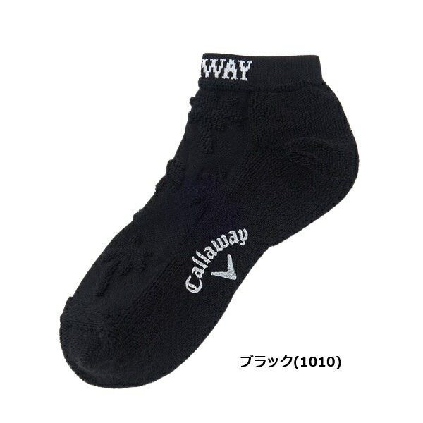 キャロウェイ ゴルフ レディース ソックス ヤシの木表パイルアンクルソックス Callaway Golf C26193200【2026年春夏モデル】【ポスト投函配送】