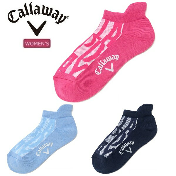 樂天商城 - キャロウェイ ゴルフ レディース ソックス アパレル連動ロゴメッシュアンクルソックス (WOMENS) Callaway Golf C26193204【2026年春夏モデル】【ポスト投函配送】