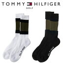 トミー ヒルフィガー ゴルフ ソックス ミリタリーミドルソックス メンズ TOMMY HILFIGER GOLF THMB3F1F 【メール便配送】