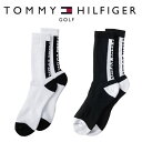 トミーヒルフィガー ゴルフ レディース ソックス バックロゴミドルソックス TOMMY HILFIGER THMB3F3F 【メール便配送】