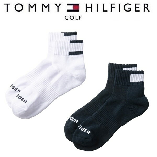 トミーヒルフィガー ゴルフ メンズ ショートソックス フラッグ TOMMY HILFIGER GOLF THMB4S01 【メール便配送】