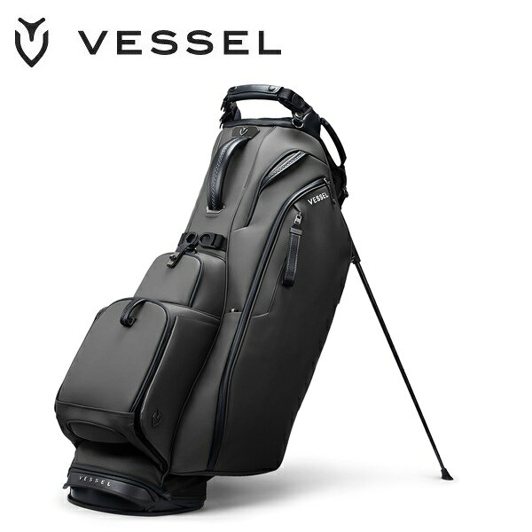 ベゼル ゴルフ スタンド キャディバッグ プロ スタンドバッグ Player 6.0 Pro Stand Bag Gray VESSEL