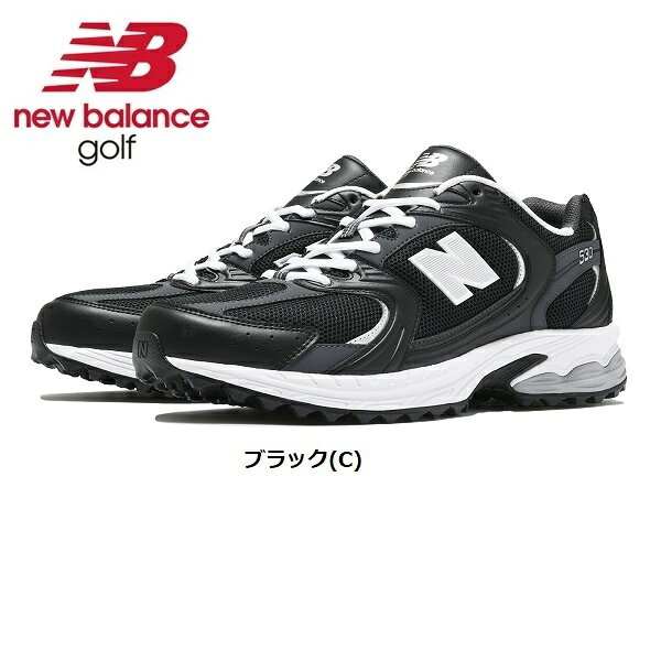 ニューバランス ゴルフシューズ 530 v1 SL UGS530 C スパイクレス シューレース メ...